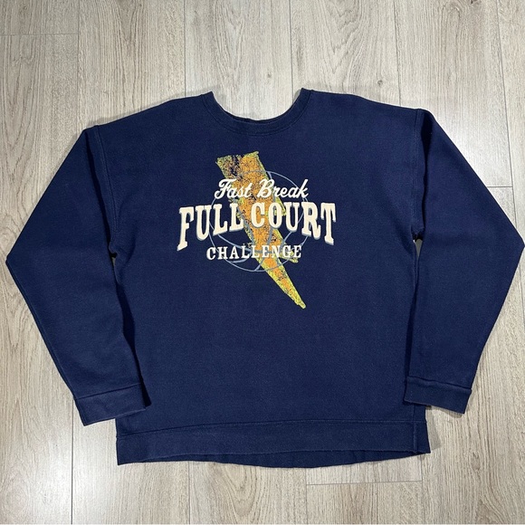 Hanes Tops - Navy Basketball Sweatshirt Size 16/18